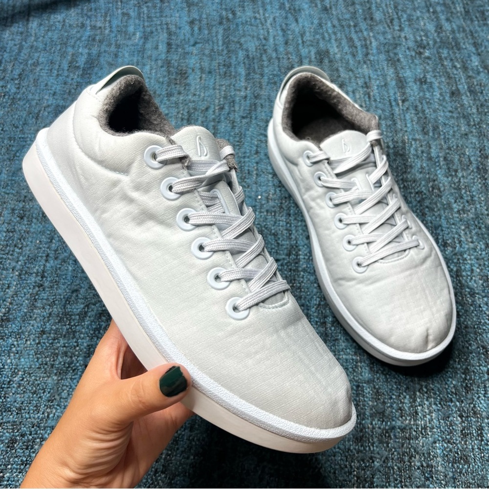 Allbirds Wool Piper Woven Sneakers in Light Blue Women's Size 9 Casual Shoes